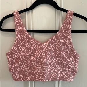 BuffBunny | Monarch Sports Bra | Pink Bossy Print | Large